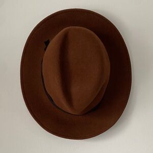 Vintage Holt Renfrew Brown Fedora Hat